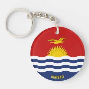 Llavero Patriótico encantador de la bandera de Kiribati