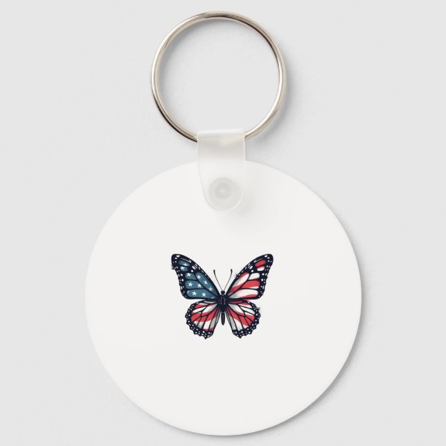 Llavero Patriotismo de la librena de la bandera estadounid (Anverso)