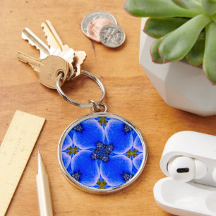 Llavero Patrón anémico de los jardines azules
