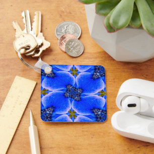 Llavero Patrón anémico de los jardines azules