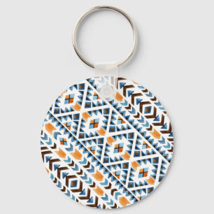 Llavero Patrón aztec de cuatricromía