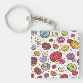 Llavero Patrón continuo de donas