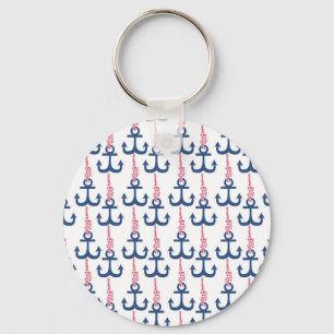 Llavero Patrón de anclaje de época.