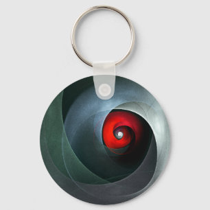 Llavero Patrón De Arte Resumen Artístico Moderno De Swirl 
