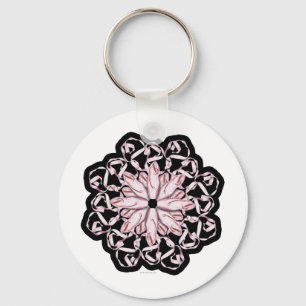 Llavero Patrón de ballet (rosa)