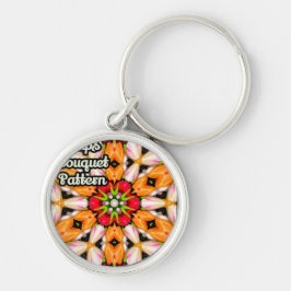 Llavero Patrón de buquet de tulipanes