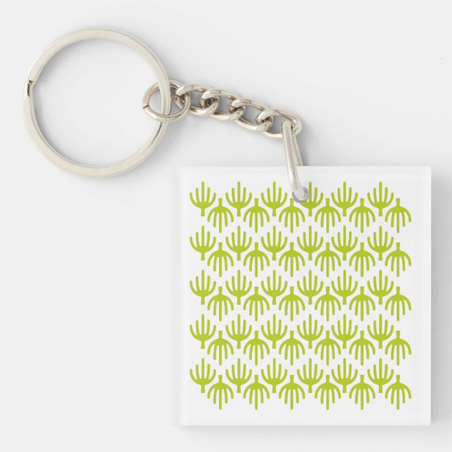 Llavero Patrón de cactus (Frente)