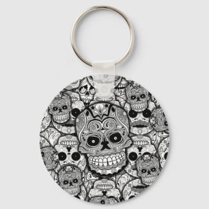 Llavero Patrón de calaveras azucareras