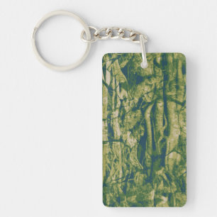 Llavero Patrón de camuflaje de corteza de árbol
