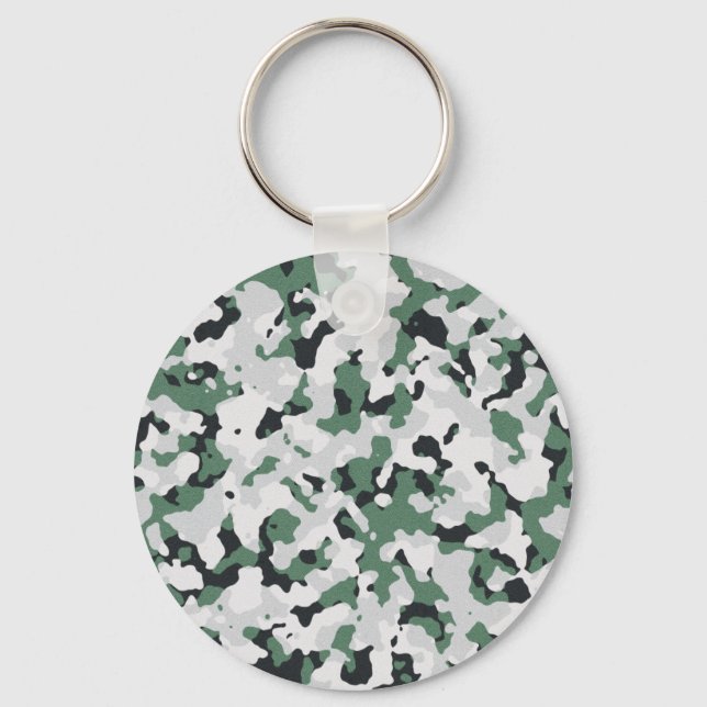 Llavero Patrón de camuflaje verde (Anverso)