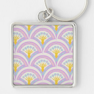 Llavero Patrón de cáscara de color pastel