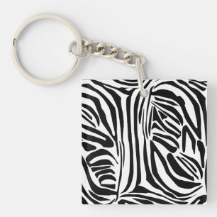 Llavero Patrón de cebra
