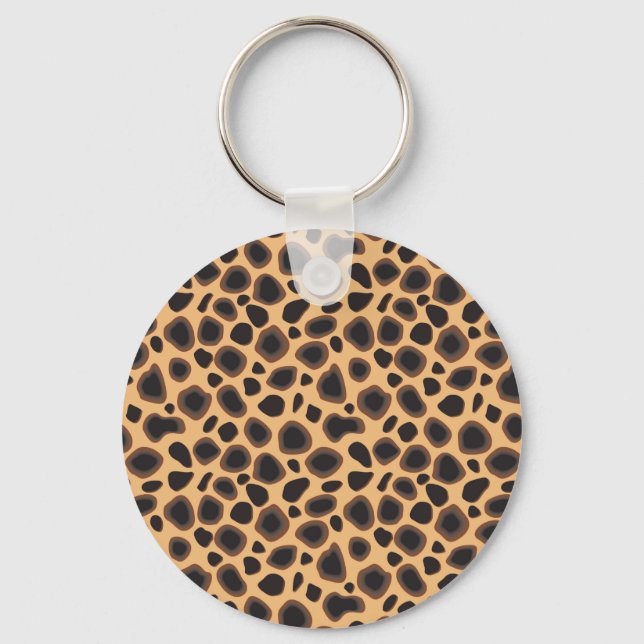 Llavero Patrón de Cheetah (Anverso)
