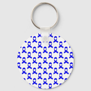 Llavero Patrón de cinta azul