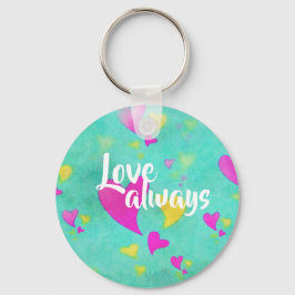 Llavero Patrón de corazón lindo amor siempre tu nombre Val