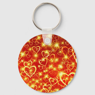 Llavero Patrón de corazones - ¡Feliz Día de San Valentín!