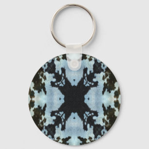 Llavero Patrón de cuero de vaca Kaleidoscope