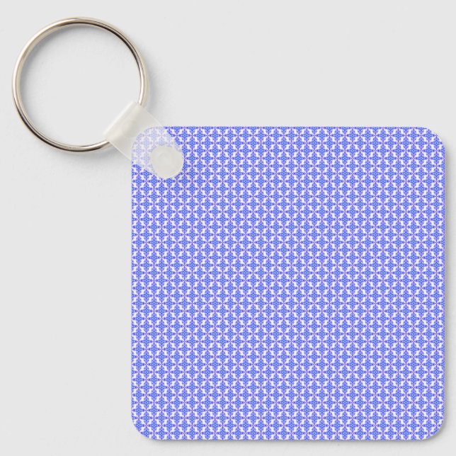 Llavero Patrón de diseño floral (Anverso)