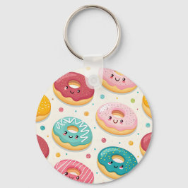 Llavero Patrón de Donuts