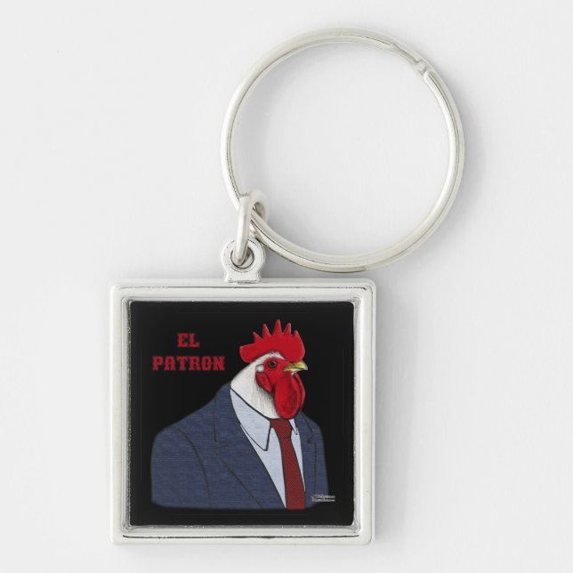 Llavero Patrón de El Gallo (Frente)
