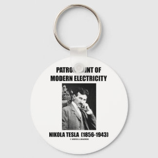 Llavero Patrón De Electricidad Moderna (Nikola Tesla)