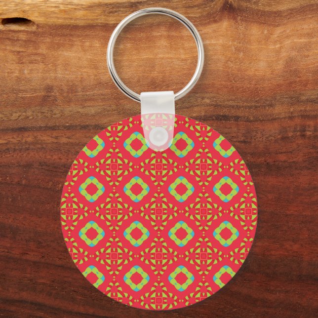 Llavero Patrón de Encanto Navideño 01 -  (Reverso )