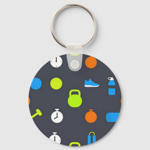 Llavero Patrón de equipo de fitness