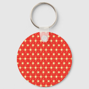 Llavero patrón de estrella roja