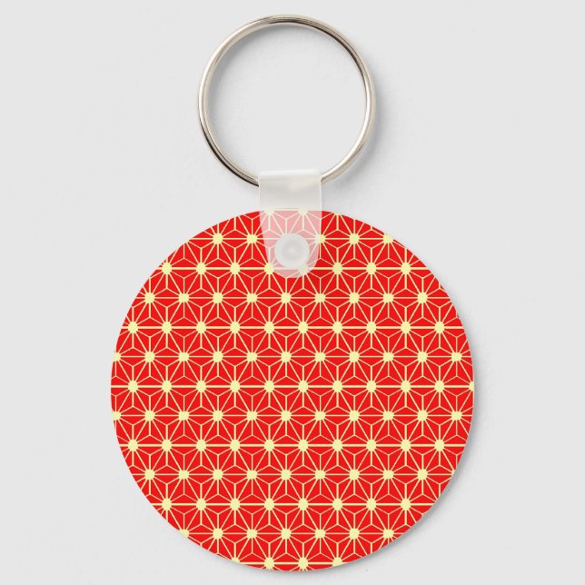 Llavero patrón de estrella roja (Anverso)