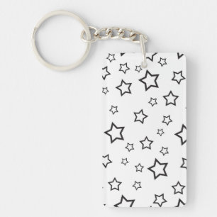 Llavero patrón de estrellas