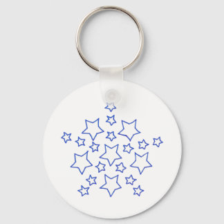Llavero Patrón de estrellas de Mandala, cadenas clave