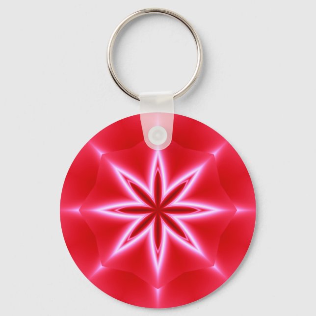 Llavero Patrón de estrellas rojas (Anverso)