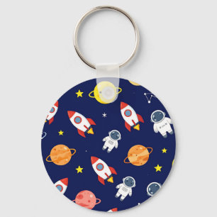 Llavero Patrón de Explorador Espacial Adorable para Niños