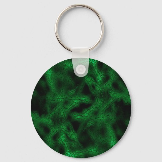 Llavero Patrón de fantasía verde (Anverso)