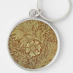 Llavero Patrón de Flor Antigua Marigold de William Morris