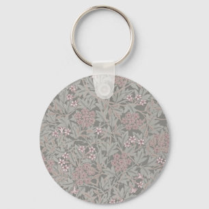 Llavero Patrón de Flor de Jazmín de William Morris