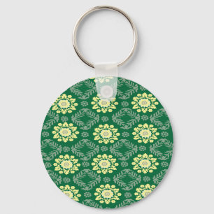 Llavero patrón de flora