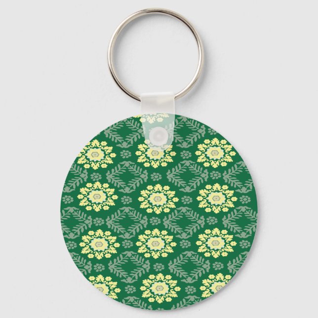 Llavero patrón de flora (Anverso)