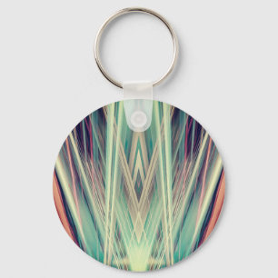 Llavero patrón de focos Art Deco