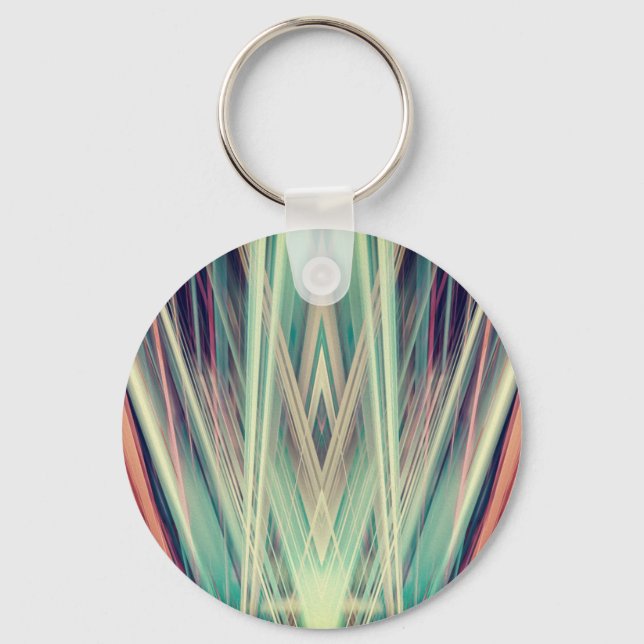 Llavero patrón de focos Art Deco (Anverso)