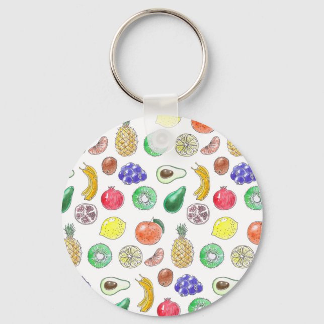Llavero Patrón de frutas (Anverso)