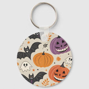 Llavero Patrón de Halloween y otoño