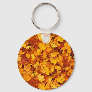 Llavero Patrón de hoja de arce-25877