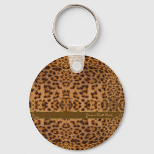 Llavero Patrón de Jaguar de chita y Stiletto