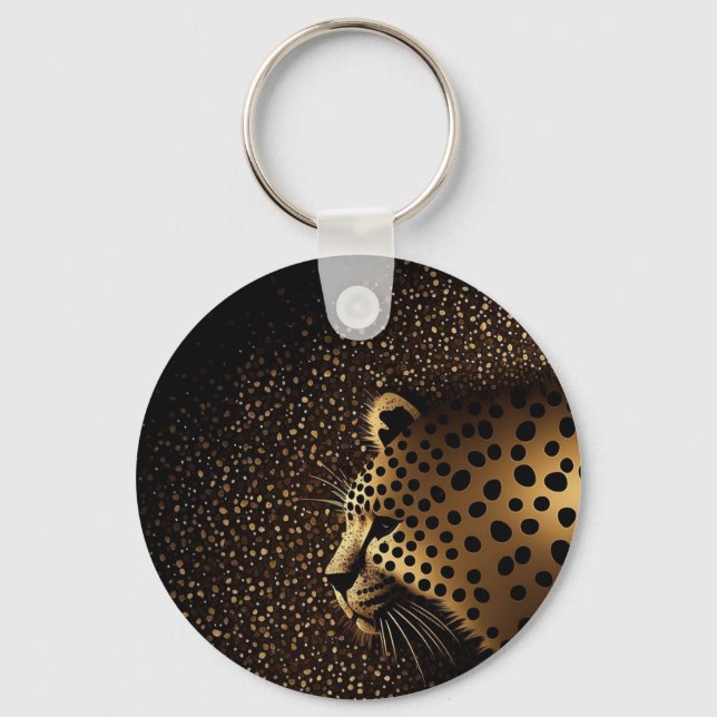 Llavero Patrón de Jaguar Dorado           (Anverso)