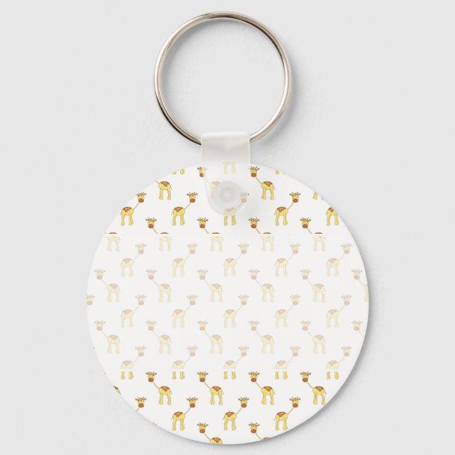 Llavero Patrón de jirafa. (Anverso)
