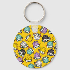 Llavero Patrón de juego de dados D20