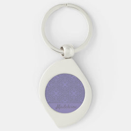 Llavero Patrón de lavanda personalizado
