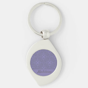 Llavero Patrón de lavanda personalizado