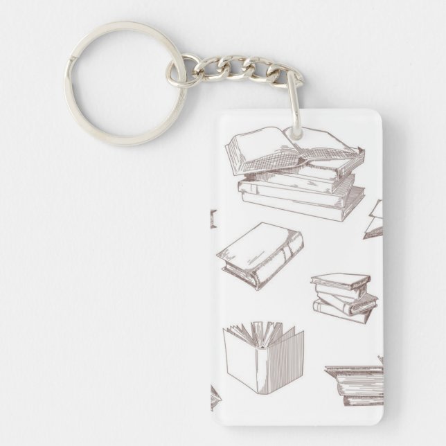 Llavero Patrón de libro (Frente)